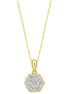 Shefi 14K Yellow Gold And Diamond Bouquet™ Cluster Pendant Necklace