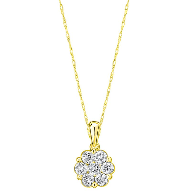 Shefi 14K Yellow Gold And Diamond Bouquet™ Cluster Pendant Necklace