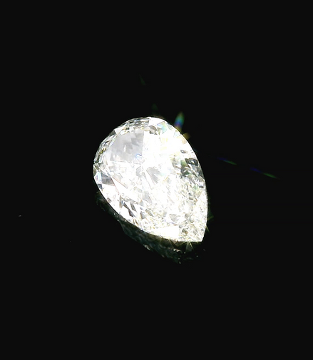1.01Ct H Si Pear Shaped Cut Natural Diamond