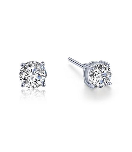 Lafonn 1.50 CTW Simmulated Diamond Solitaire 4 Prong Earrings
