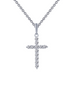 Lafonn 0.36 CTW Simulated Diamond Cross Pendant Necklace