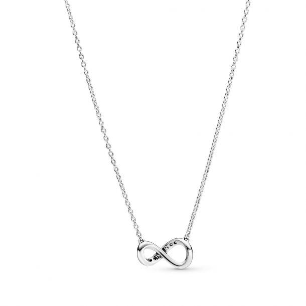 Pandora Moments Sparkling Infinity Collier Necklace 50 cm