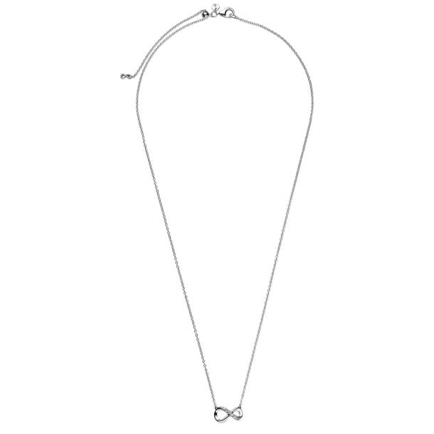 Pandora Moments Sparkling Infinity Collier Necklace 50 cm