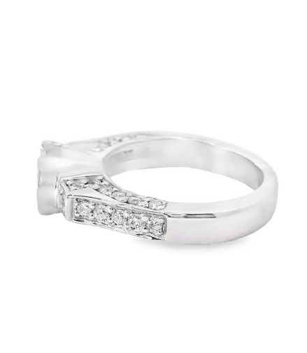 Bezel Setting Semi-Mount Diamond Ring