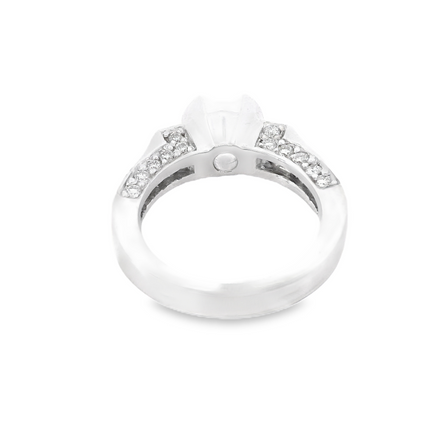 Bezel Setting Semi-Mount Diamond Ring