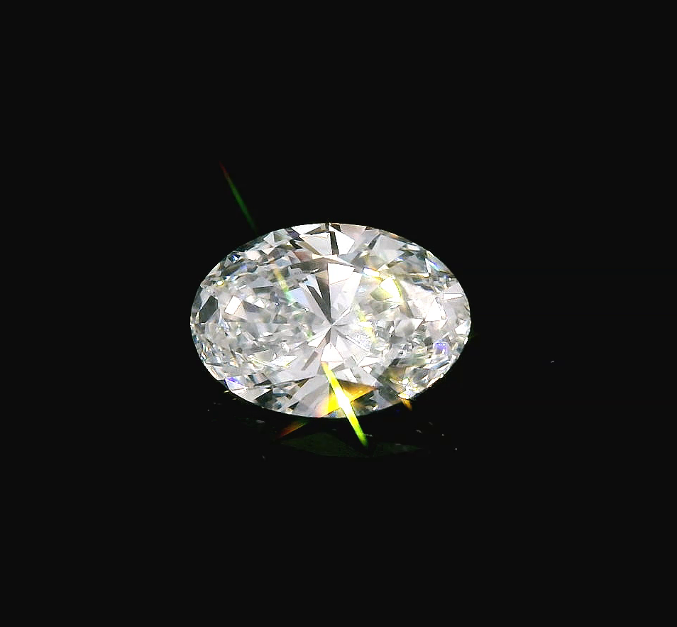 1.0 Ctw Lab Grown Oval Cut Diamond E Vs2