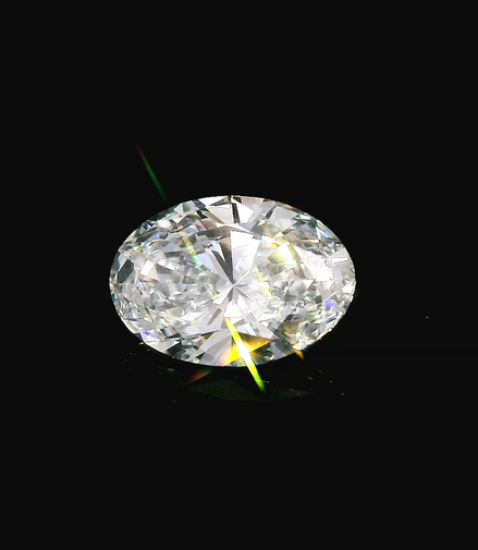 1.0 Ctw Lab Grown Oval Cut Diamond E Vs2