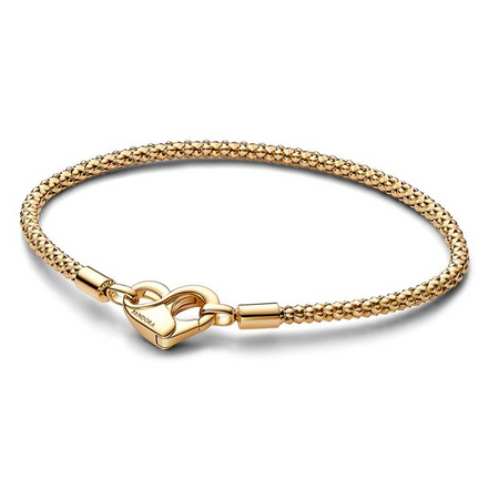 Pandora Moments Studded Chain Bracelet Size 16