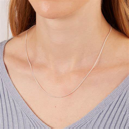 Pandora Moments Silver Curb Chain Necklace 60 cm