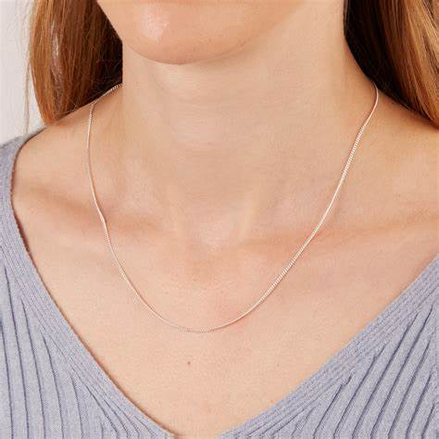 Pandora Moments Silver Curb Chain Necklace 60 cm