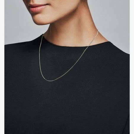Pandora Moments Silver Curb Chain Necklace 60 cm