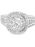 14K White Gold .85 CT Diamond Remount Double Halo Ring