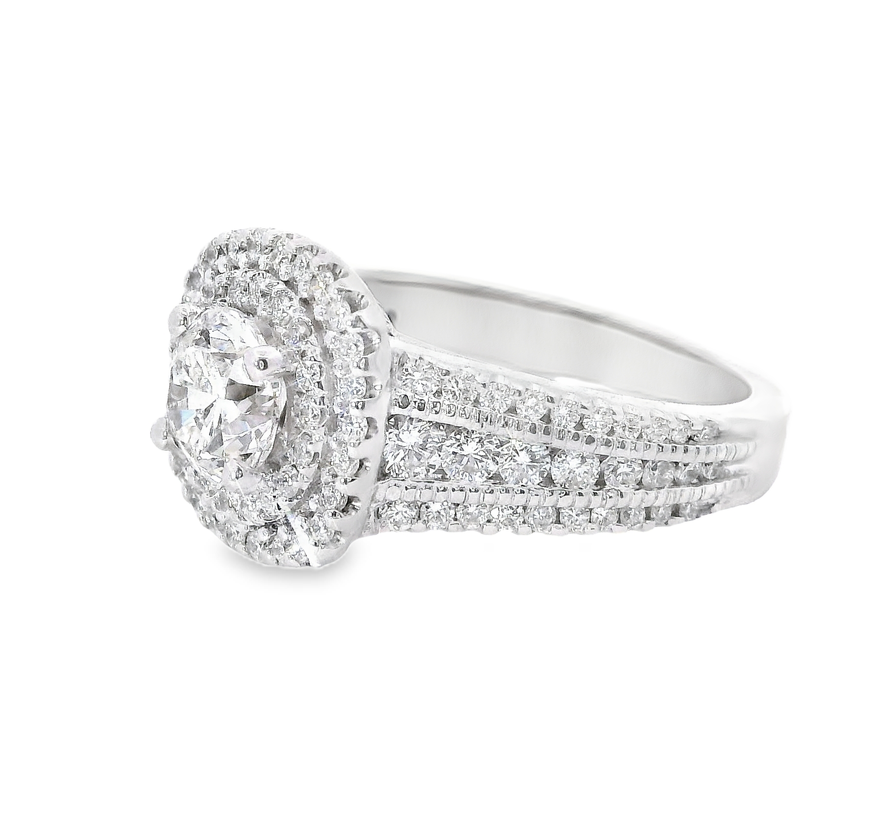 14Kw .85Ct Diamond Remount Double Halo