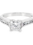 14K White Gold Diamond Semi-mount Engagement Ring