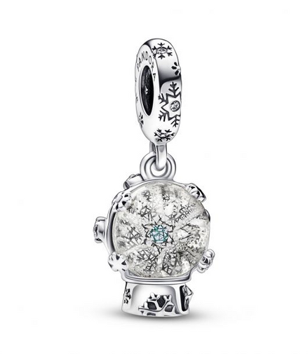 Pandora Moments Snowflake Snowglobe Dangle Charm