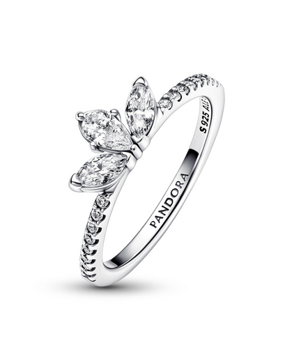 Pandora Timeless Sparkling Herbarium Cluster Ring Size 7