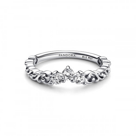 Pandora Timeless Regal Swirl Tiara Ring Size 6