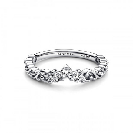 Pandora Timeless Regal Swirl Tiara Ring Size 6