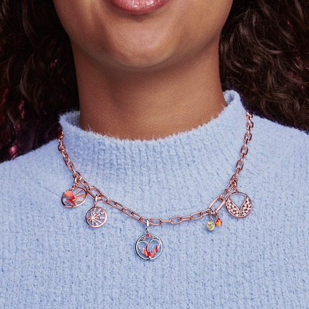 Pandora ME Rose Small-Link Chain Necklace 50 cm