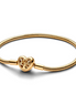 Pandora Moments Family Tree Heart Clasp Snake Chain Bracelet Size 17