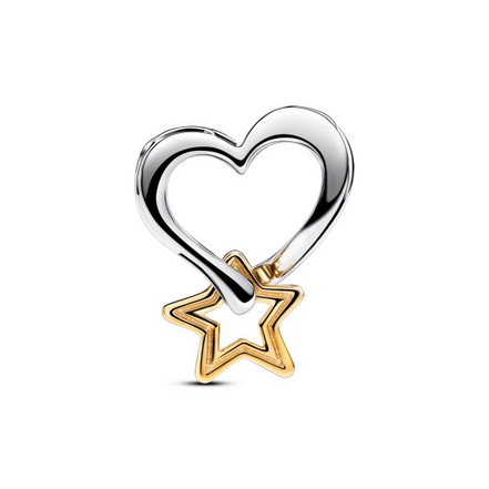 Pandora Moments "My Lucky Star" And Heart Charm