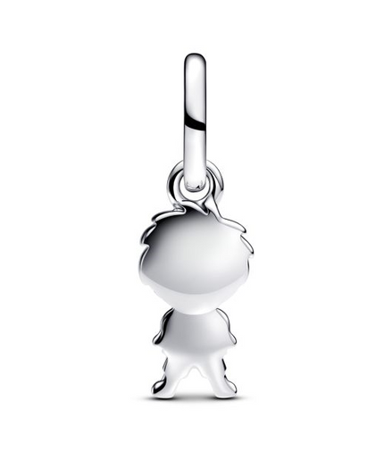 Pandora Moments Two-Tone Happy Boy Dangle Charm