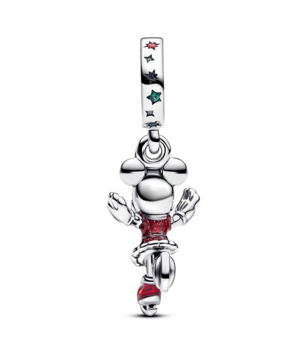Pandora Disney Minnie Mouse Ice Skating Dangle Charm