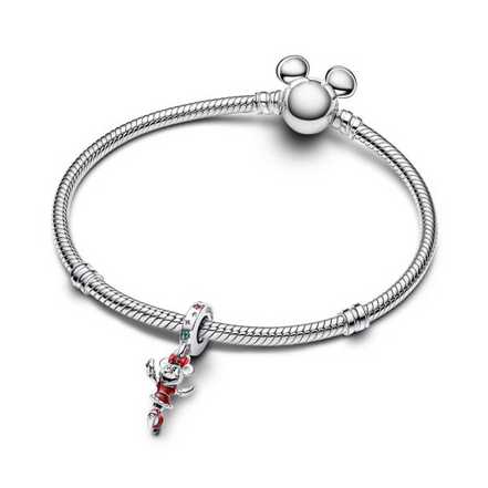 Pandora Disney Minnie Mouse Ice Skating Dangle Charm