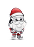 Pandora Moments Playful Santa Charm