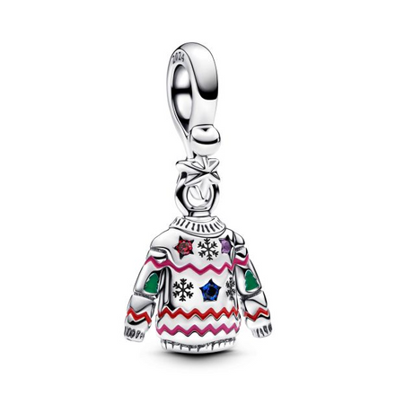 Pandora Moments Christmas Sweater Dangle Charm