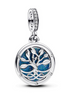 Pandora Moments Glow-In-The-Dark Infinity Tree Double Dangle Charm