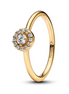 Pandora Timeless Round Pave Halo Ring Size 7