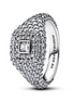 Pandora Timeless Pavé Square Cocktail Ring Size 7