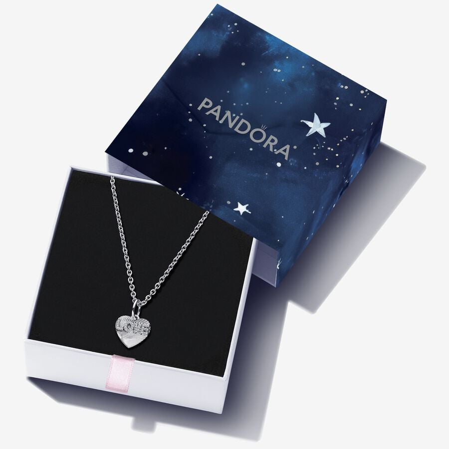 Pandora Engravable Love Heart Jewelry Gift Set