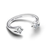 Pandora Timeless Shooting Stars Open Ring Size 7