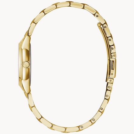 Bulova Classic Sutton Ladies Diamond-Accent Gold-Tone Bracelet Watch
