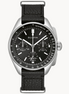 Bulova Men's Archive Series Lunar Pilot Black Dial and Interchangeable Strap Watch Set