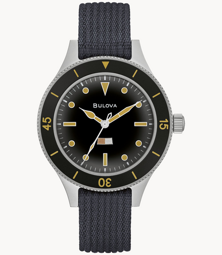 Bulova Men's Archive MIL-Ships-W-2181 Automatic Black Dial Watch