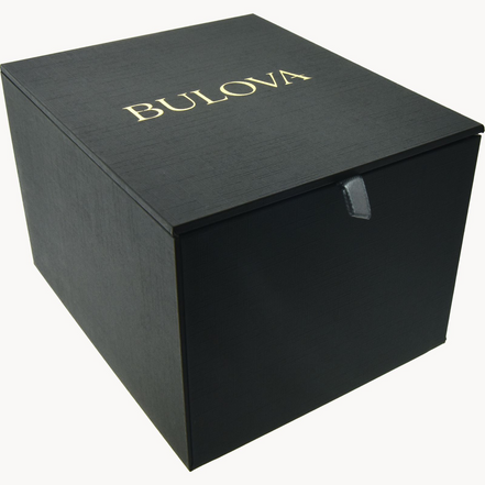 Bulova Men's Marine Star Black Dial Chronograph Bracelet Watch