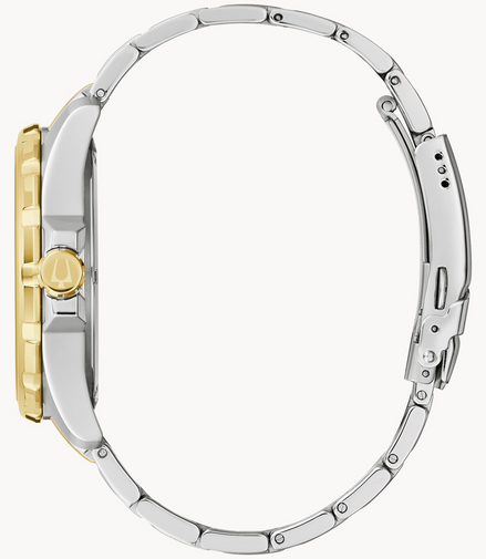 Bulova Men's Marine Star Blue Dial Stainless Steel Bracelet Watch