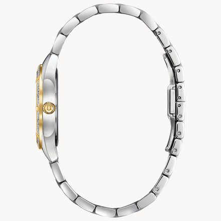 Bulova Ladies Classic Sutton Diamond Two-Tone Stainless Steel Watch