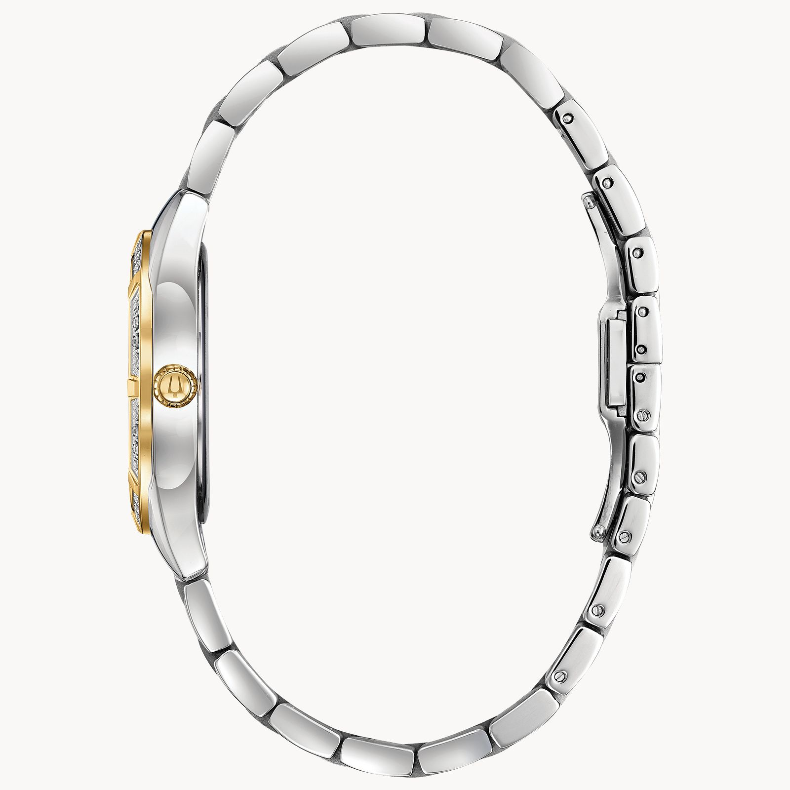 Bulova Ladies  Classic Sutton Diamond Two-Tone Stainless Steel Watch