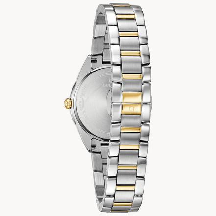 Bulova Ladies Classic Sutton Diamond Two-Tone Stainless Steel Watch