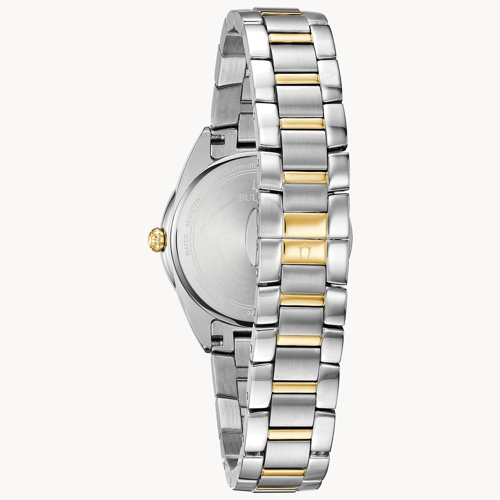 Bulova Ladies Classic Sutton Diamond Two-Tone Stainless Steel Watch