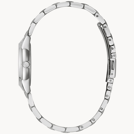 Bulova Ladies Sutton Light Blue Dial And Stainless Steel Bracelet Watch