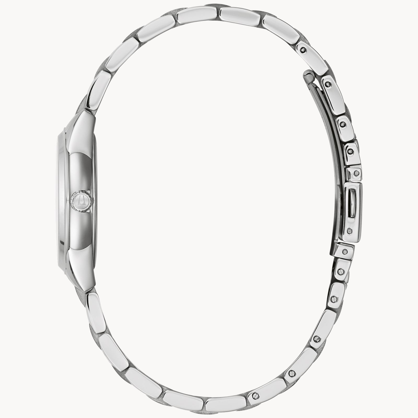 Bulova Ladies Sutton Light Blue Dial And Stainless Steel Bracelet Watch