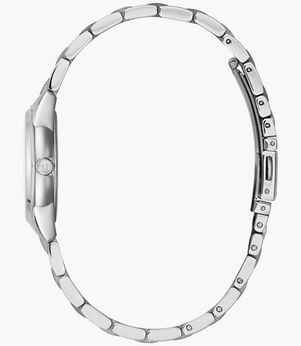 Bulova Ladies Sutton Light Blue Dial And Stainless Steel Bracelet Watch