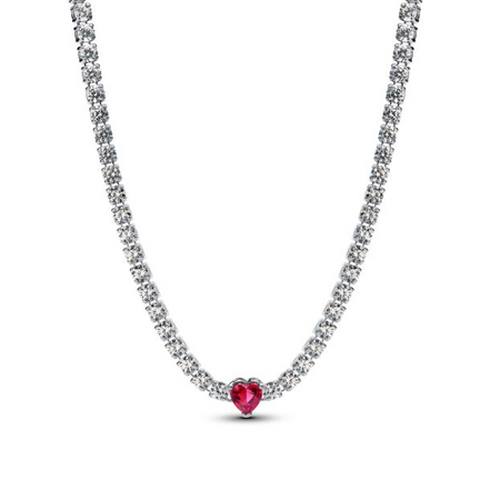 Pandora Timeless Halo Heart Choker 40 cm
