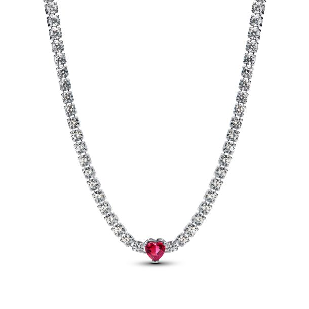 Pandora Timeless Halo Heart Choker 40 cm