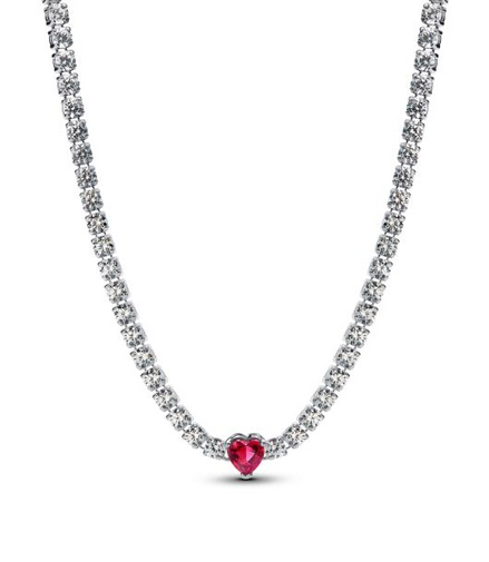Pandora Timeless Halo Heart Choker 40 cm